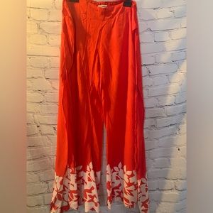 Billabong pants womens M Trousers Summer Split Thigh New Stunning Flare
